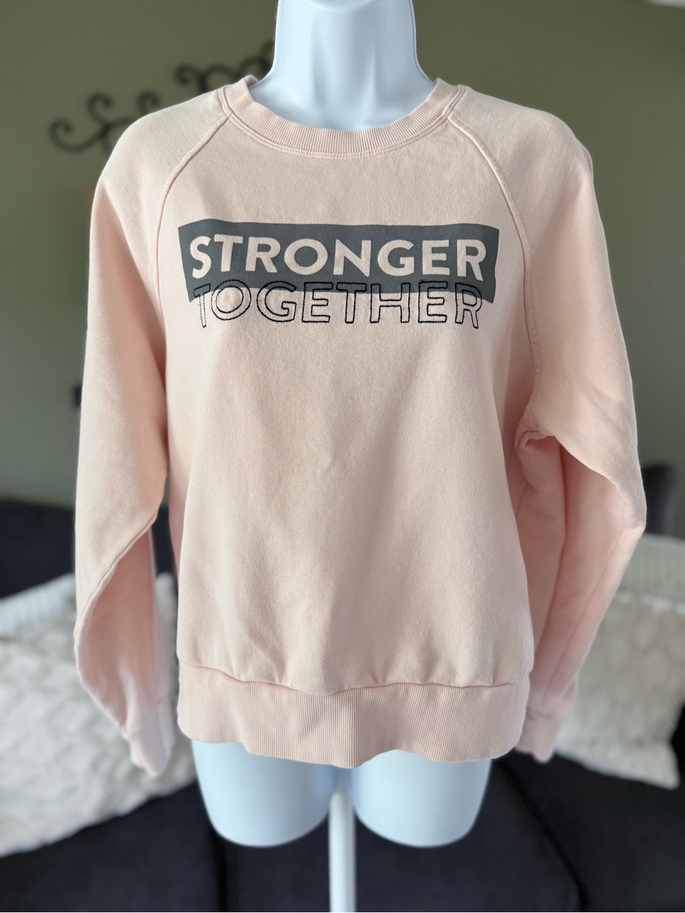 Peloton Light Pink Crewneck Sweatshirt